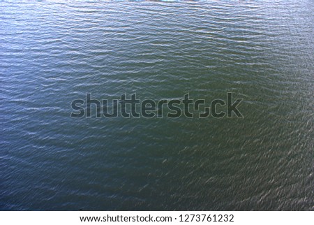 Blurred picture of surface and reflection of water in pond, Close up abstract soft focus background