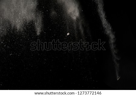 Dust Ashes and Debris Particles Falling Royalty-Free Stock Photo #1273772146