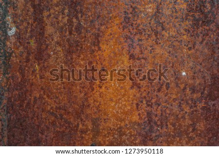 rusty metal texture with orange corrosion