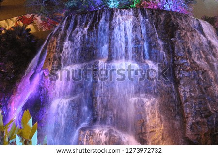 Waterfall Amazing tropical - Summer, Water,night time - Image