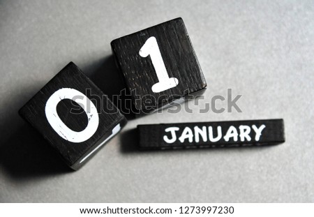 calendar January 1