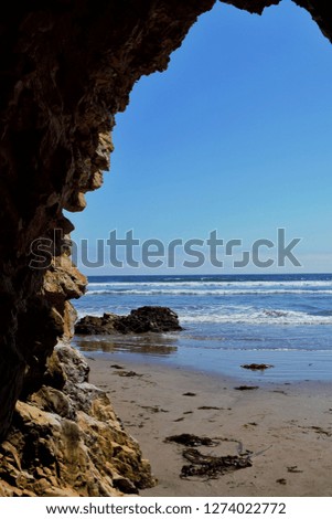 Ocean View from Cave
