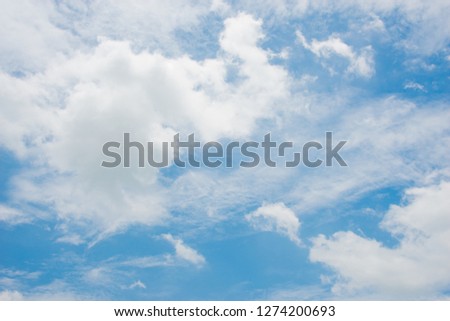 Blue sky Clouds Background 