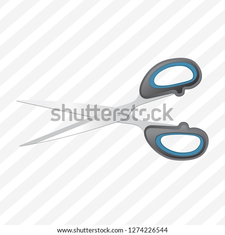 Black & Blue Handle, Stainless steel scissor 