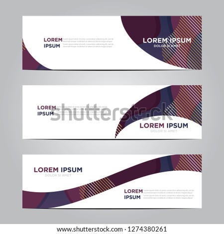 Colorful geometric banner. Fluid shapes composition. Modern vector template. Eps 10