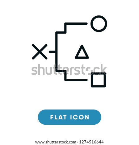 Strategy vector icon