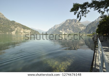 a lake from noth of italy