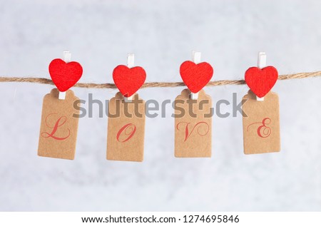 Love Themed Background with Copy Space to Add a Valentines Message or a Love Note