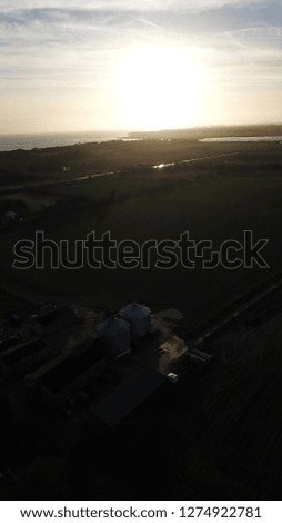 Suffolk village drone pictures