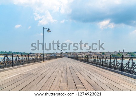 Long pier in Ryde, Isle of Wight, England
