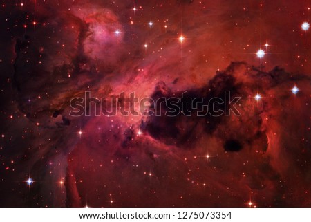 Universe filled stars, nebula and galaxy. Cosmic art, science fiction wallpaper. Elements of this image furnished by NASA