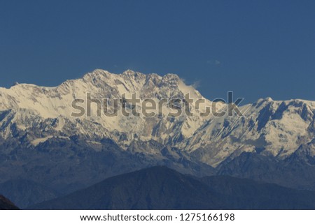 Kanchenjunga (8,586m) third highest peak in the world - Eastern Nepal