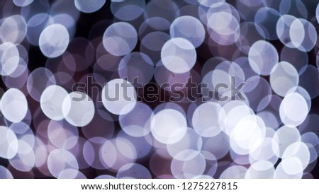 Background with round blurred bokeh
