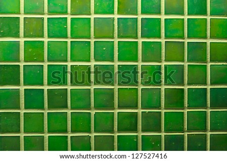 green tile texture background