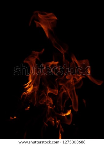 Bonfire flame pic
