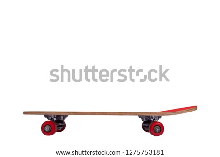 skateboard isolated on white background
