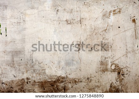 panorama texture concrete background rough . cracked white plaster.  text box.  background for lettering. background for calligraphy.
