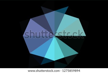 Light Multicolor, Rainbow vector low poly cover. Modern geometrical abstract illustration with gradient. The best triangular design for your business.