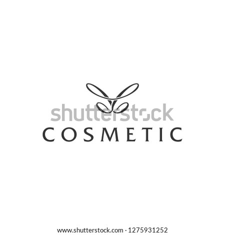 Cosmetic logo design template 