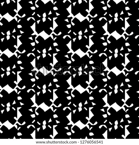 Simple black and white vector illustration. Abstract geometric background pattern
