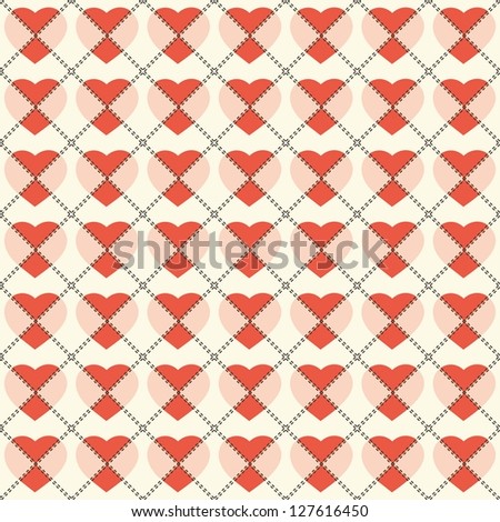 Hearts abstract seamless pattern,  background. Seamless pattern can be used for wallpaper, pattern fills, web page background,surface textures. Gorgeous seamless  background