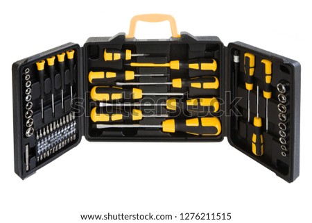 Toolbox isolated on white
