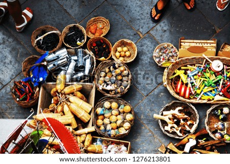 Sicily outdoor market