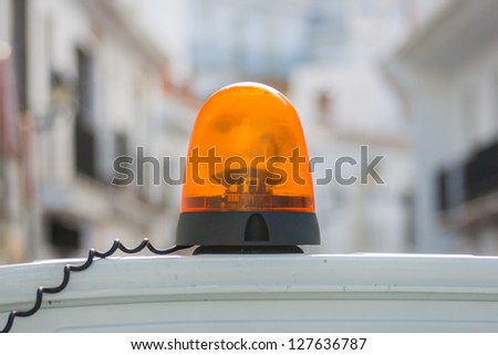 orange siren