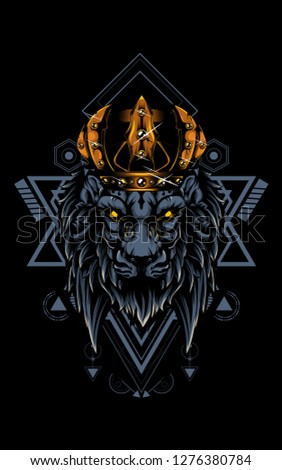 King of Lion sacred geometry