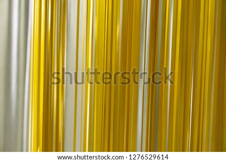 Golden ribbon texture close up background