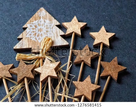    wooden christmas stars