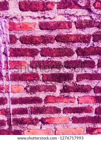 Concept brick wall surface for background or wallpaper