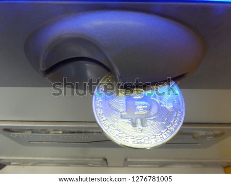 Bitcoin. Digital finance of Internet. Technology