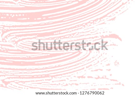 Grunge texture. Distress pink rough trace. Fascinating background. Noise dirty grunge texture. Sightly artistic surface. Vector illustration.
