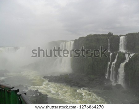 Waterfalls in Foz do Iguacu