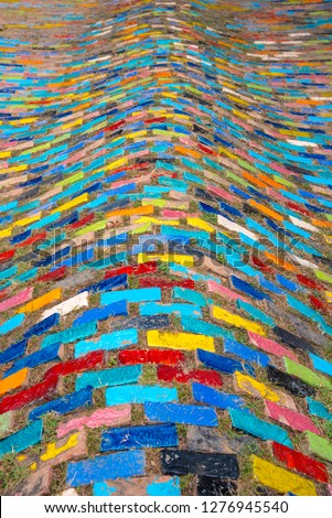 Colorful convex floor.