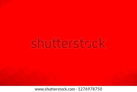 Light Red vector abstract polygonal layout. An elegant bright illustration with gradient. New texture for your design.
