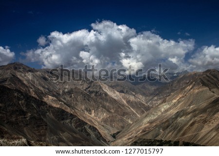 Nako, Himachal Pradesh / India: Spiti River Valley - The Middle Land: A cold desolate desert mountain valley, located very high in the rain shadow region of the Himalayas.