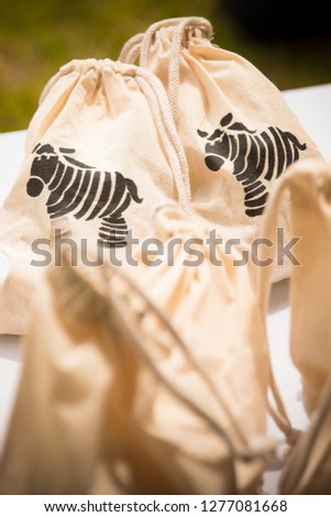 Safari Themed Birthday guest goody bags