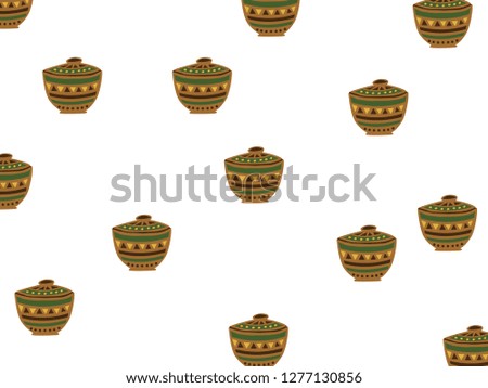 pottery vector for banner, presentation and wallpaper purposes on white background 30