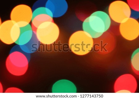 abstract light bubbles