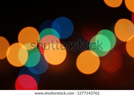 abstract light bubbles
