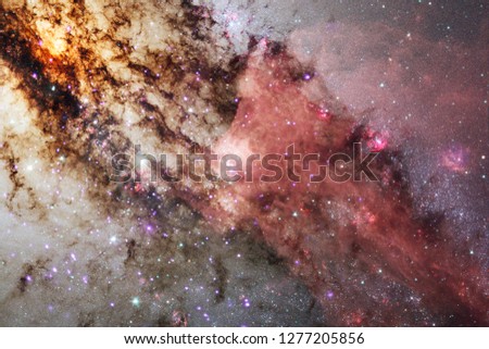 Galaxy somewhere in deep space. Beauty of universe. Elements of this image furnished by NASA