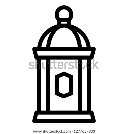 Single high quality arabic lanterns related icon. Isolated arabic lanterns symbols in white background. Graphic icons e