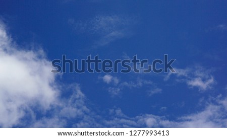 clouds formation with blue skies/sky