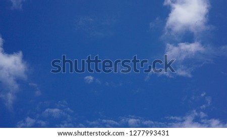 clouds formation with blue skies/sky