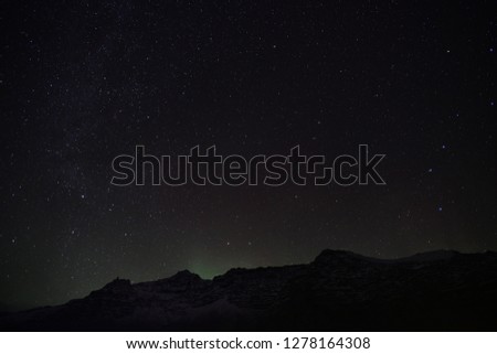 Northern Lights at Arcic Sky in Iceland