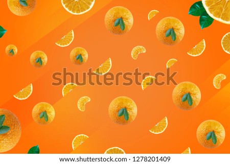 background full of oranges for advertising, graphic design and all kinds of commercial and advertising uses