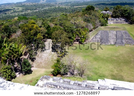 Xunantunich, an Ancient Mayan archaeological site in western Belize