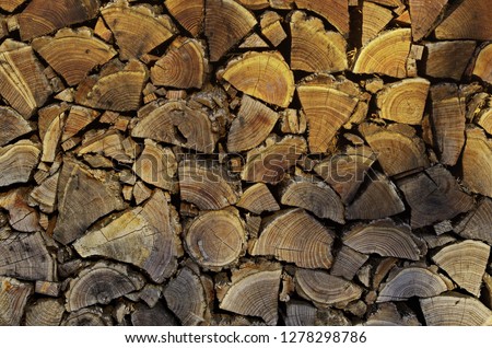 stacked logs texture background